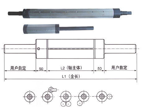 氣脹軸往軸上安裝方法